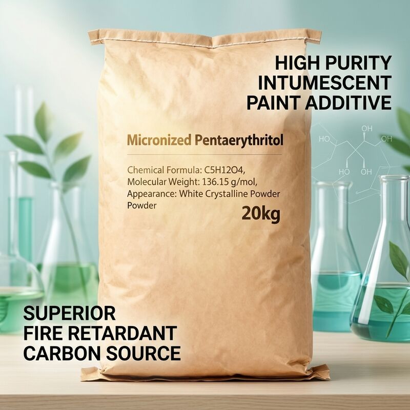 Micronized Pentaerythritol 98 Percent Powder For Intumescent Coatings And PVC Stabilizer