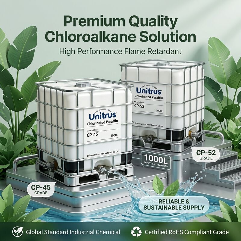 Chlorinated Paraffin 52 C14-C17 Chlorinated Alkanes Industrial Additive 63449-39-8