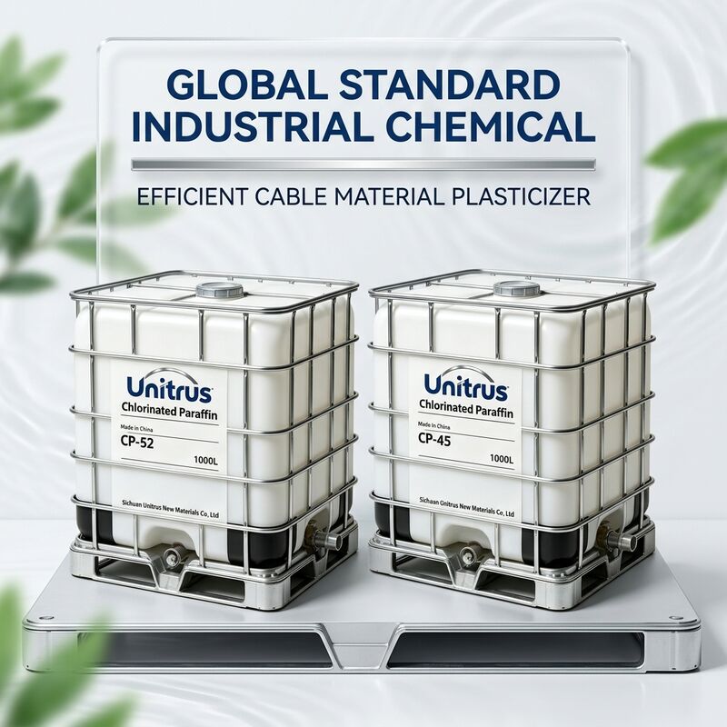 ISO RoHs Chlorinated Paraffin 52 Chlorinated Polymer For Plasticizer