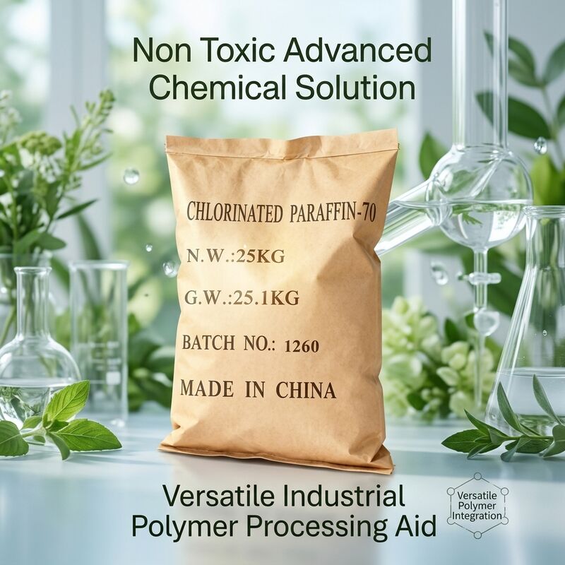 Non Toxic Chlorinated Paraffin Powder Chlorinated Polymer Flame Retardant