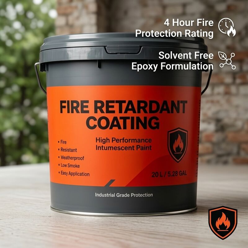 Epoxy Intumescent Fireproofing 4 Hours Fire Protection For Concrete